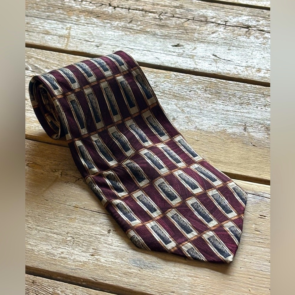 Vintage Robert Talbott Silk Tie. Men’s 57.5” Neutral | Timeless | Luxury. EUC